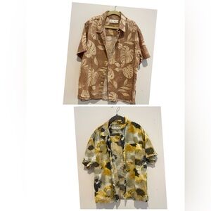 Bundle of Floral and Abstract Print Shirts